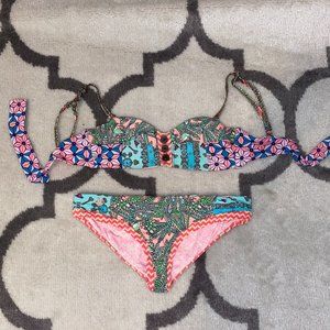 Maaji Reversible Floral Bikini Set